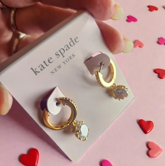 Kate Spade Gold and Silver Earrings - Picture 2 of 4